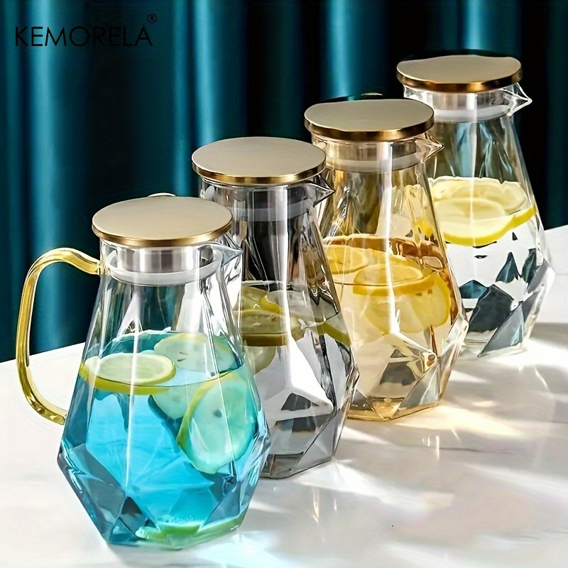 Espresso Shot Glass - 1PCS Diamond Texture Glass Teapot Set