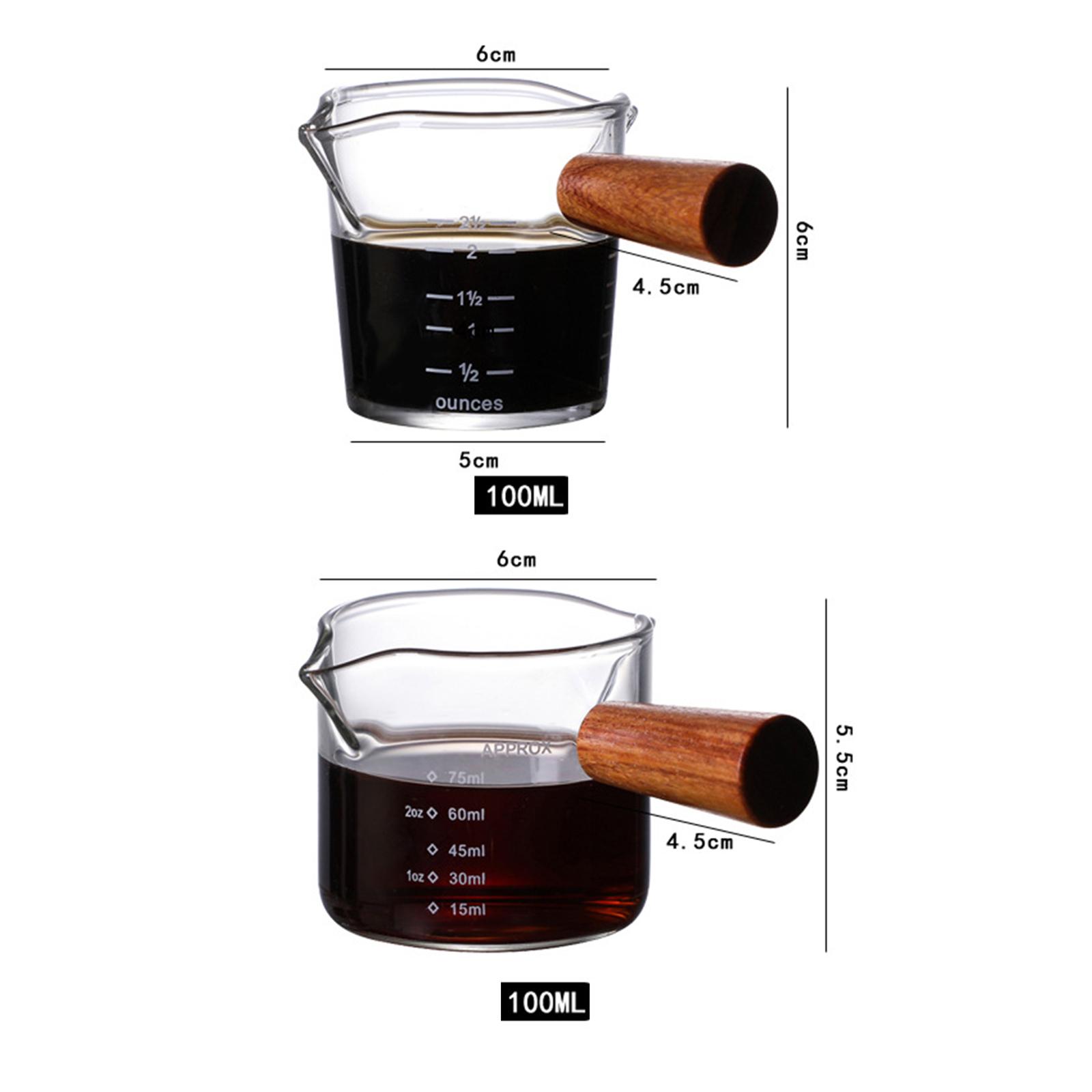 Double Spout Measuring Mug Cle - огляд і ціна Espresso Shot Glass