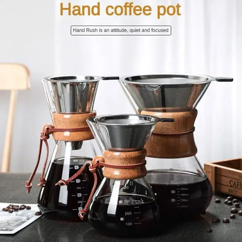 Hand Glass Coffee Kettle with  - огляд і ціна Coffee Equipment Pour Over