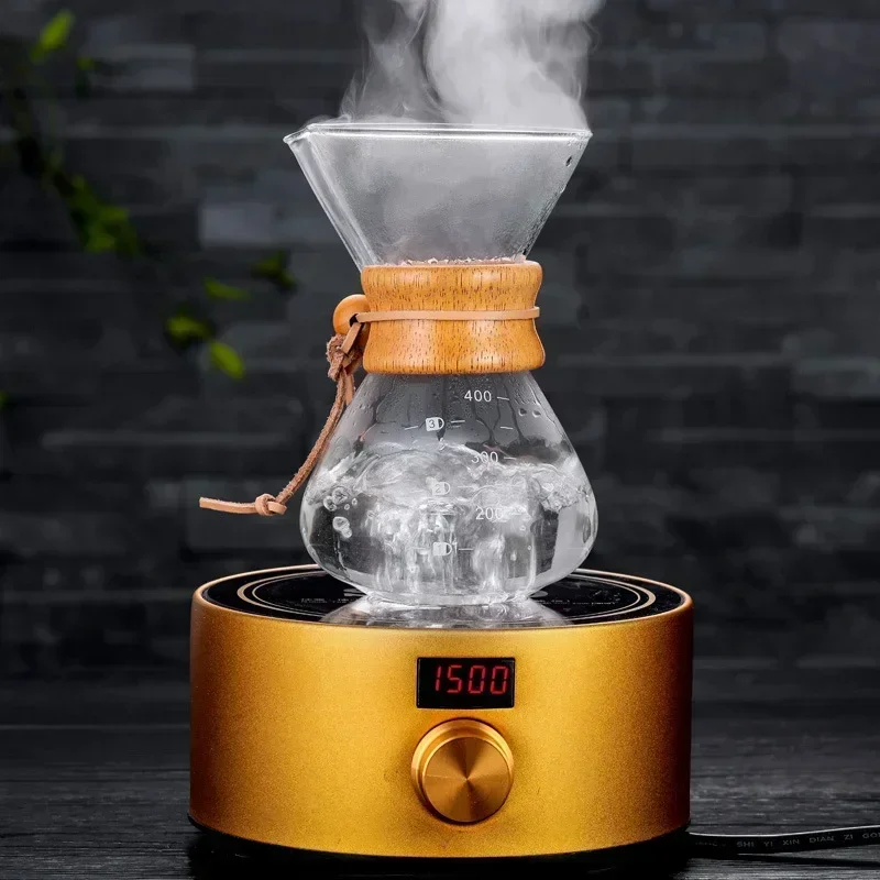 Hand Glass Coffee Kettle with  - огляд і ціна Coffee Equipment Pour Over