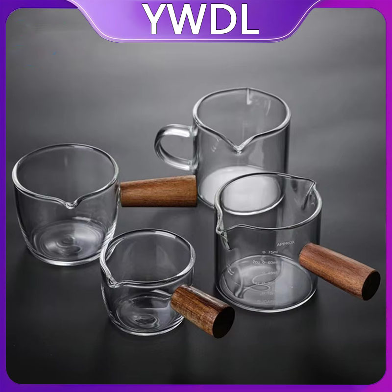 50-250ml Wood Handle Glass Esp - огляд і ціна Espresso Shot Glass